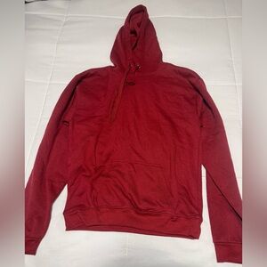 Men's Burgundy Hoodie Sweater